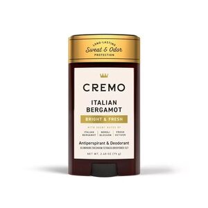 Cremo Italian Bergamot Antiperspirant Deodorant - Gold and Brown